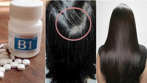 B1 giúp kích thích tóc mọc đen, dày hơn trông thấy