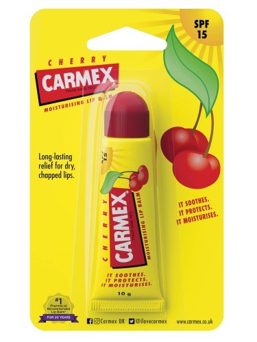 Carmex Cherry Healing Lip Balm Tube