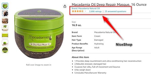 Kem Ủ Tóc Macadamia Oil Deep Repair Masque