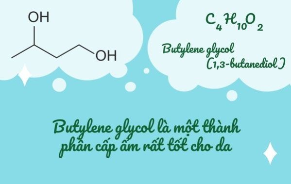 Butylene glycol trong mỹ phẩm